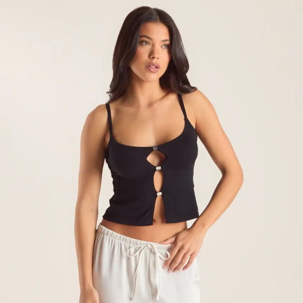 Black Cropped Top